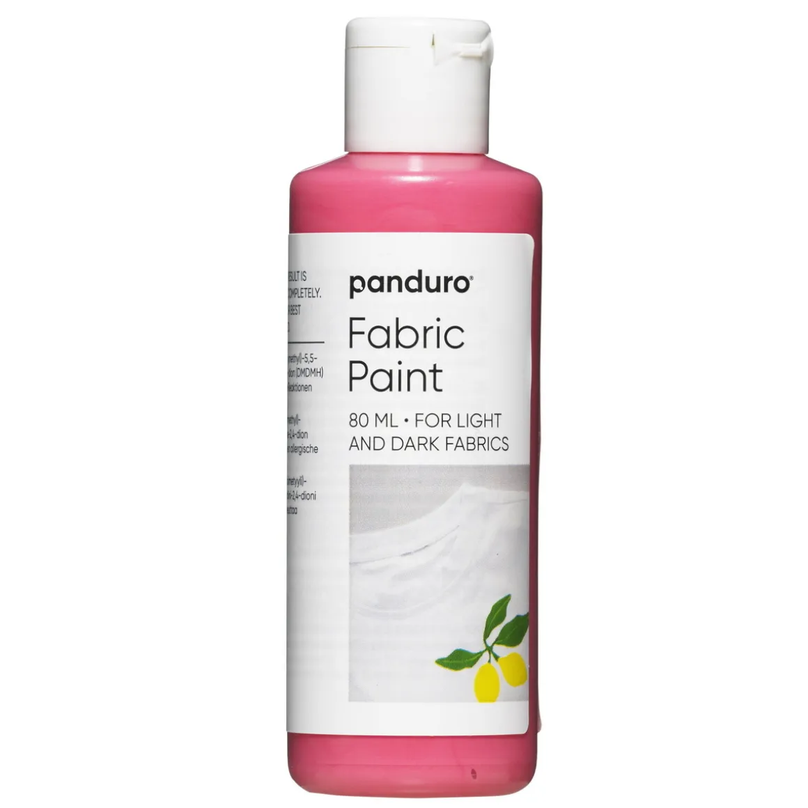Fabric paint 80 ml – lys rosa tekstilfarve til både lyst og mørkt stof