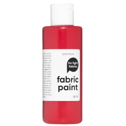 Fabric Paint 85 ml – rød tekstilfarve til lyst stof