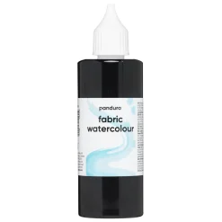 Fabric Watercolour 85 ml – sort tekstilfarve akvarel