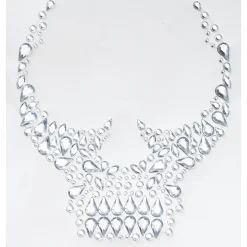 Face Jewels Bling Skull – ansigtssmykke til udklædning og halloween!