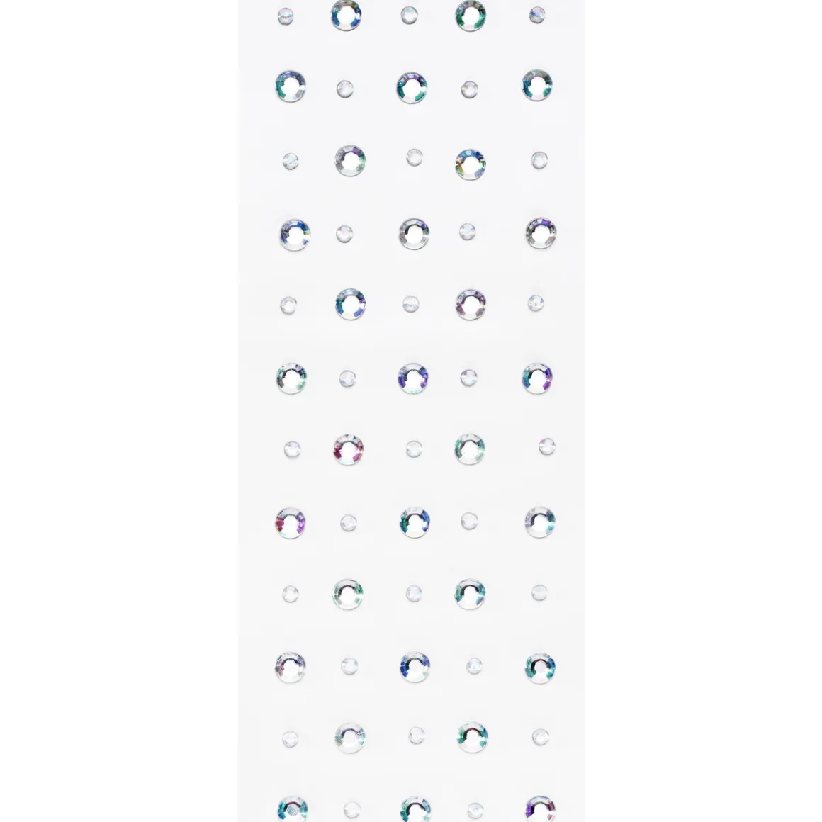 Face Jewels Crystal Dots – 60 store og små krystallignende ansigtssmykker
