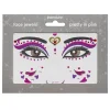 Face Jewels Pretty In Pink - stickers & ansigtssmykke til udklædning og karneval