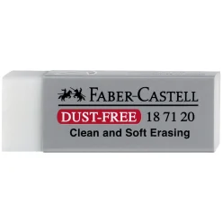 FC viskelæder Dust-Free hvid