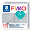 Fimo effect glitter modeller 57 g – silver 812