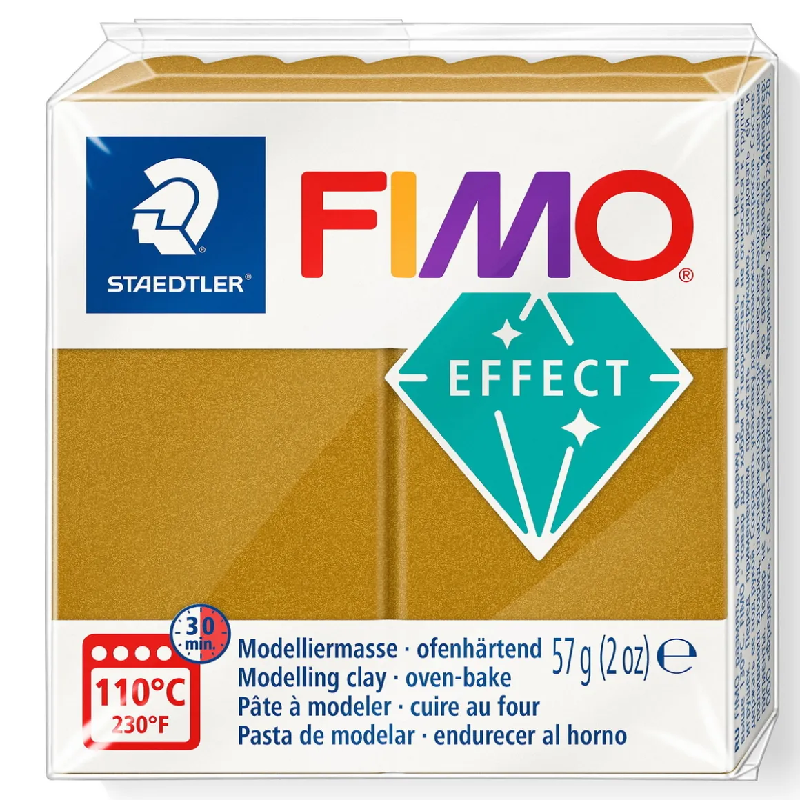 Fimo effect metallic modeller 57 g – gold 11
