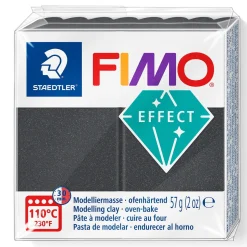 Fimo effect metallic modeller 57 g – steel grey 91