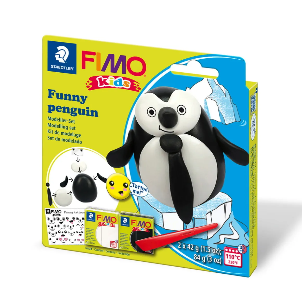 Fimo Kids Model Set Funny Penguin