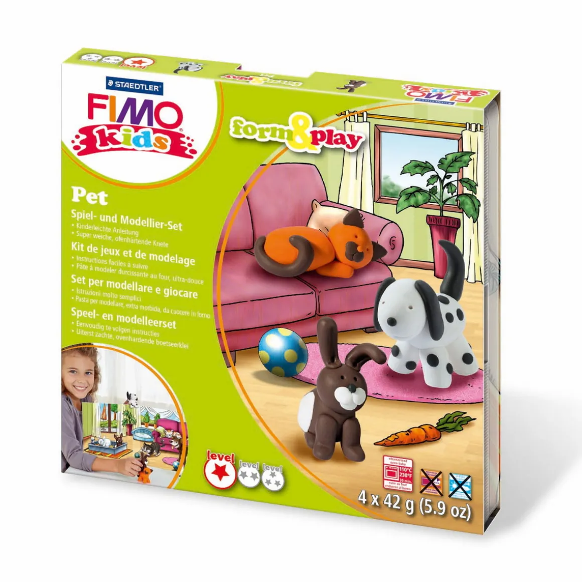 Fimo Kids Playset Pets