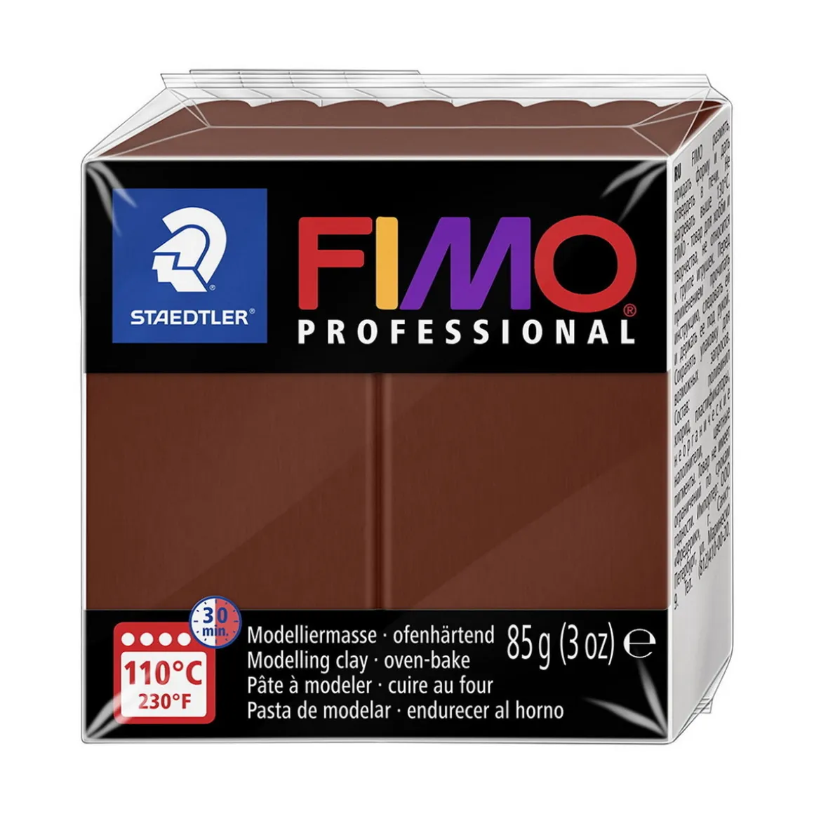 Fimo professional 85g chocolate – modeller til fine detaljer