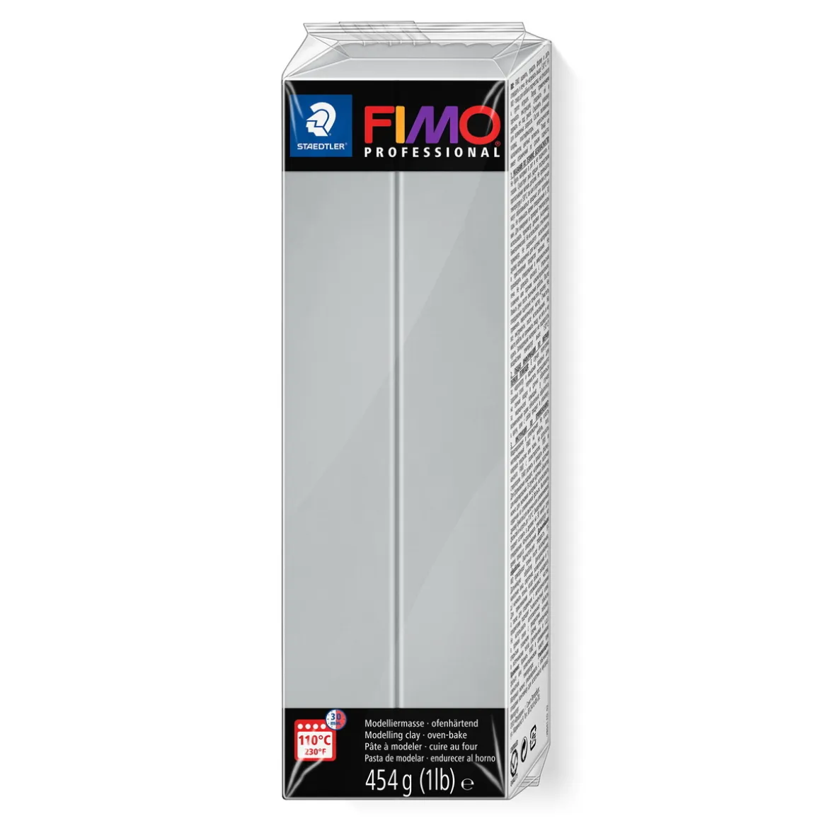 Fimo Professional 454 g grå