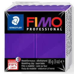 Fimo professional 85 g purple – modeller til fine detaljer
