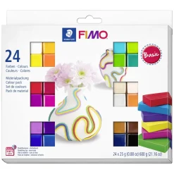 Fimo soft 25 g 24 farver
