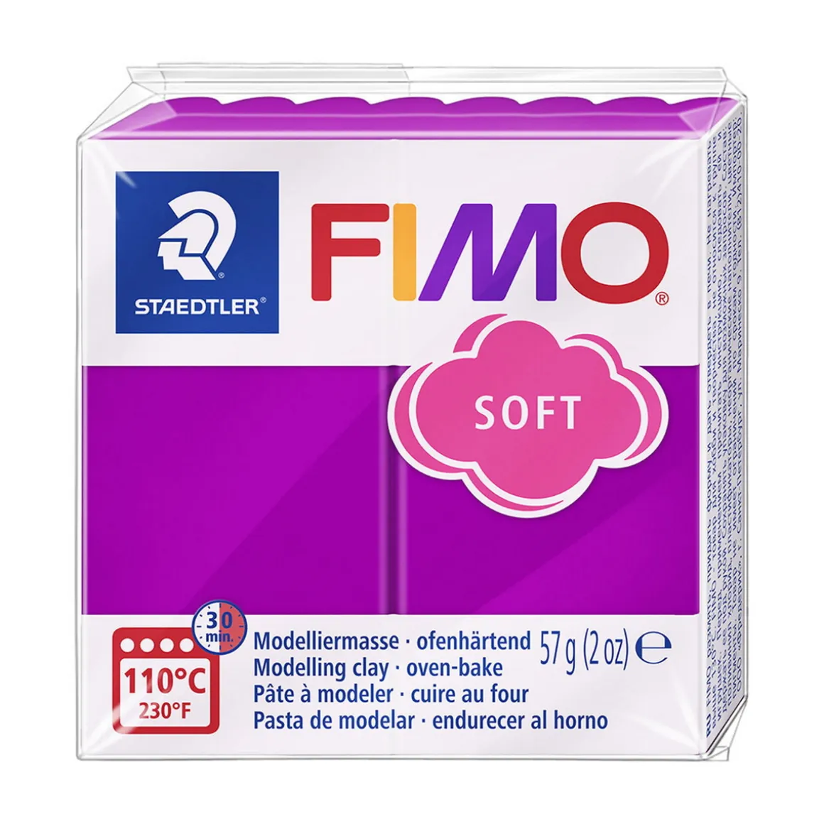 Fimo Soft 57 g Purpur
