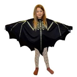 Flagermus – poncho til udklædning til halloween og karneval, fra 4-7 år