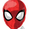 Folieballon 43 cm høj Spiderman ansigt