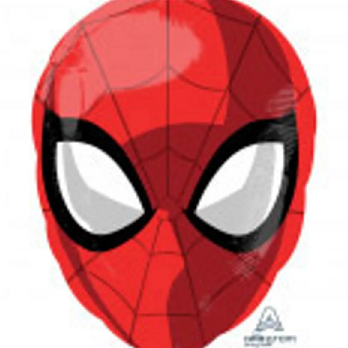 Folieballon 43 cm høj Spiderman ansigt