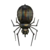 Folieballon metallicskinnende edderkop, skrækindjagende ballon til Halloween! 61×101 cm
