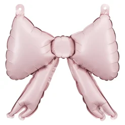 Folieballon 5-pak rosa sløjfer 25,5×25 cm