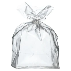 Folieret gavepose lille, transparent 20 stk. Mål: 10×7×20 cm
