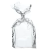 Folieret gavepose stor, transparent 10 stk. Mål: 10×10×30 cm
