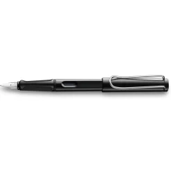 Fyldepen Safari Shiny Black – Medium