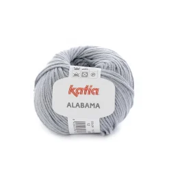 Garn Alabama 50 g mørkegrå