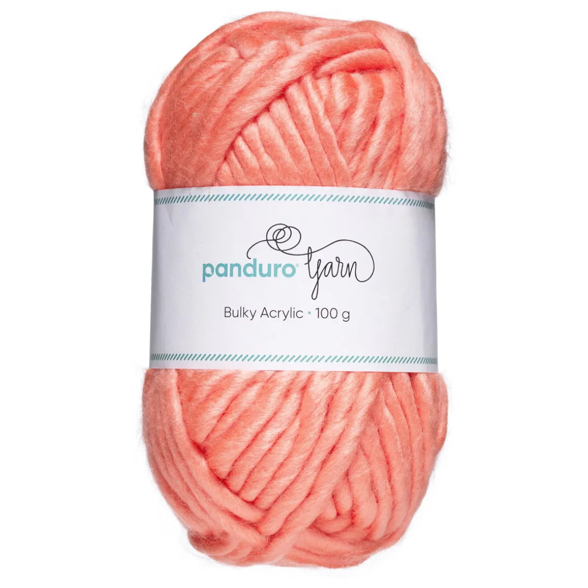 Garn Bulky Acrylic 100 g abrikos – et tykt garn, som giver resultater hurtigt