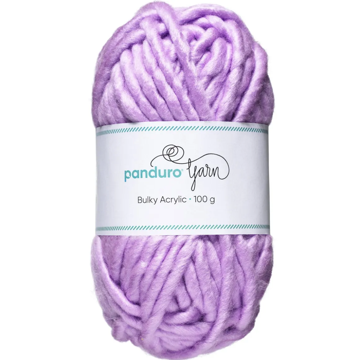 Garn Bulky Acrylic 100 g lilla – et tykt garn, som giver resultater hurtigt