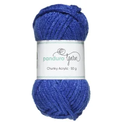 Garn Chunky Acrylic 50 g kobolt