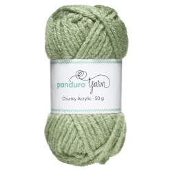 Garn Chunky Acrylic 50 g lysegrøn