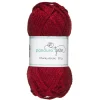 Garn Chunky Acrylic 50 g mørkerød