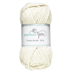 Garn Chunky Acrylic 50 g offwhite