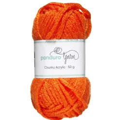 Garn Chunky Acrylic 50 g orange