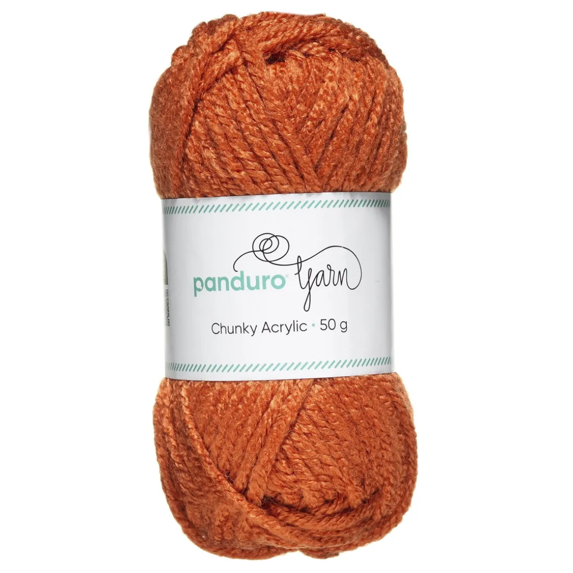 Garn Chunky Acrylic 50 g rust