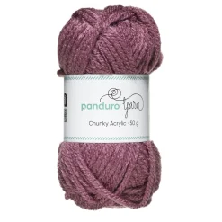 Garn Chunky Acrylic 50 g varm lilla