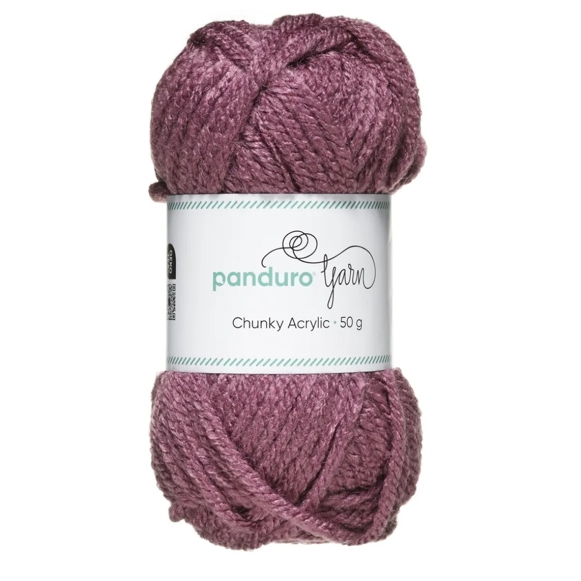 Garn Chunky Acrylic 50 g varm lilla
