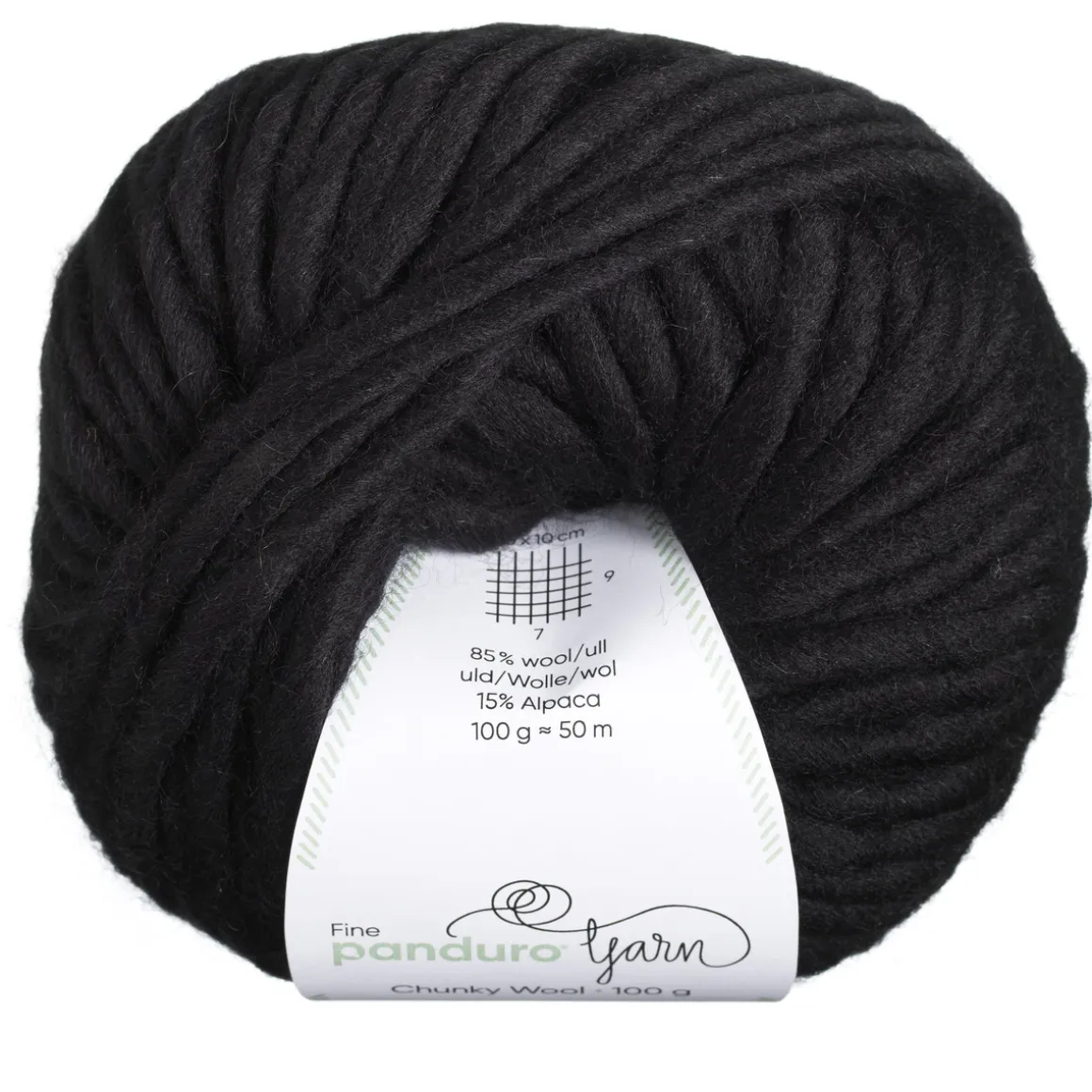 Garn Chunky Wool 100g sort