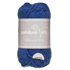 Garn Cotton 4/4 50 g blå