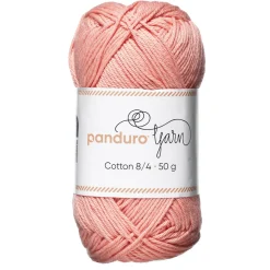 Garn Cotton 8/4 50 g koral