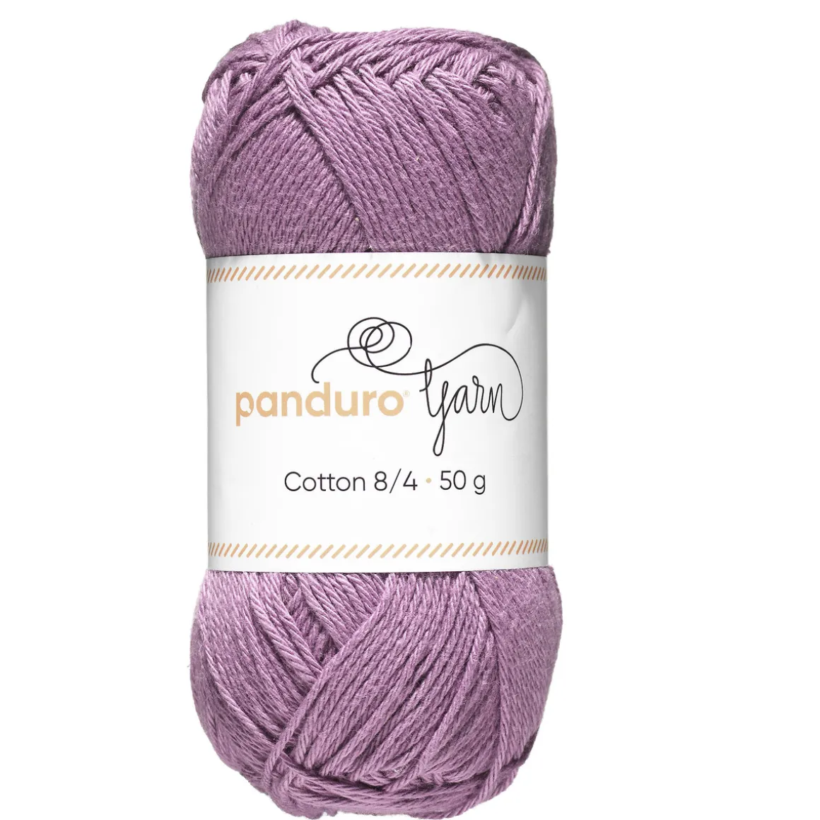 Garn Cotton 8/4 50 g lilla