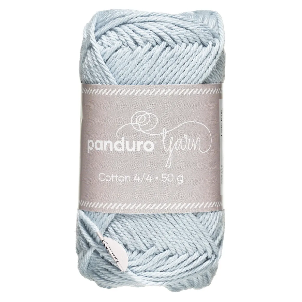 Garn Cotton 4/4 50 g lyseblå