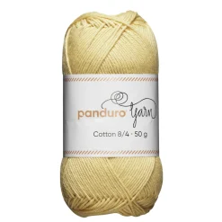 Garn Cotton 8/4 50g lysegul
