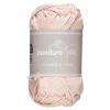 Garn Cotton 4/4 50 g lys rosa