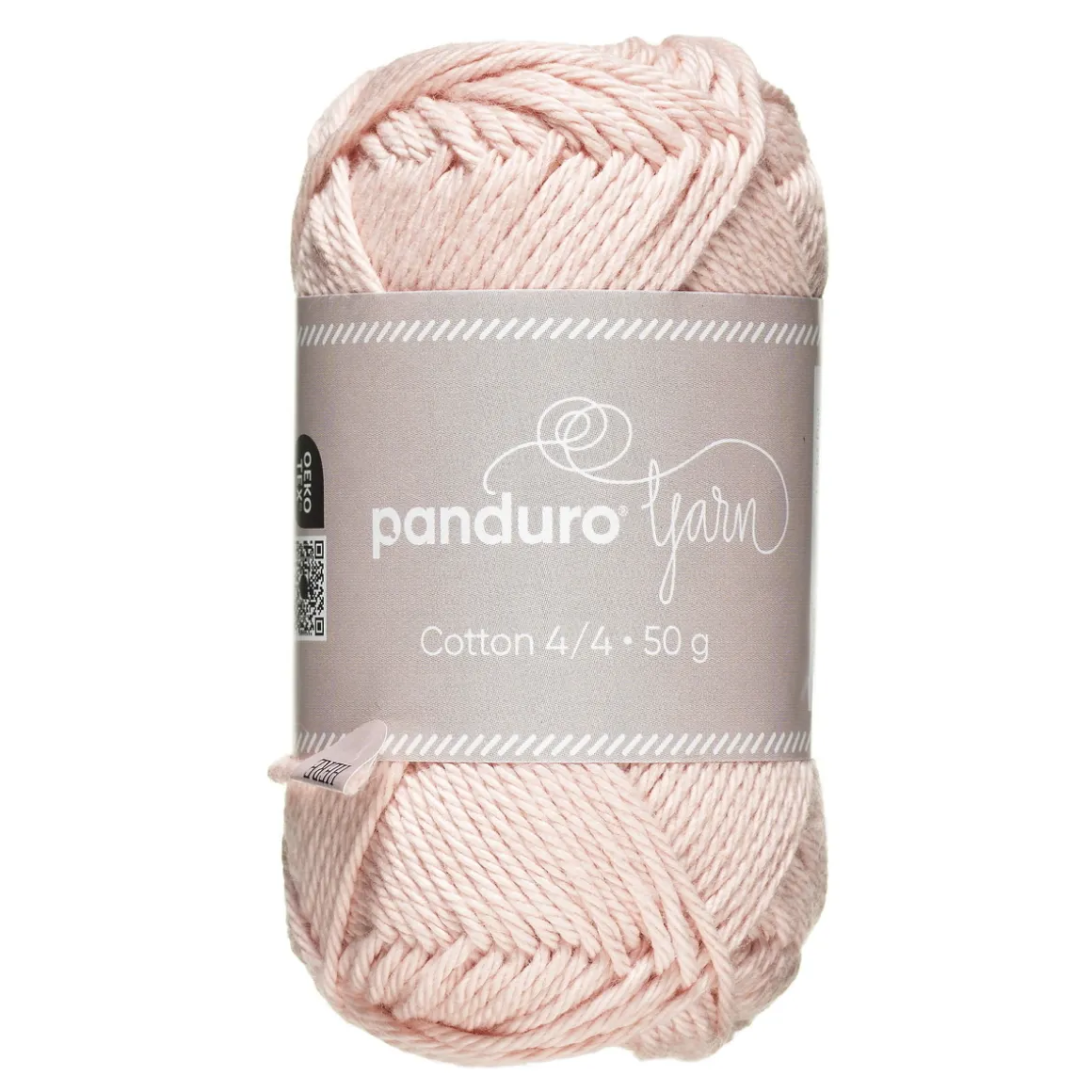 Garn Cotton 4/4 50 g lys rosa