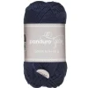 Garn Cotton 4/4 50 g marineblå