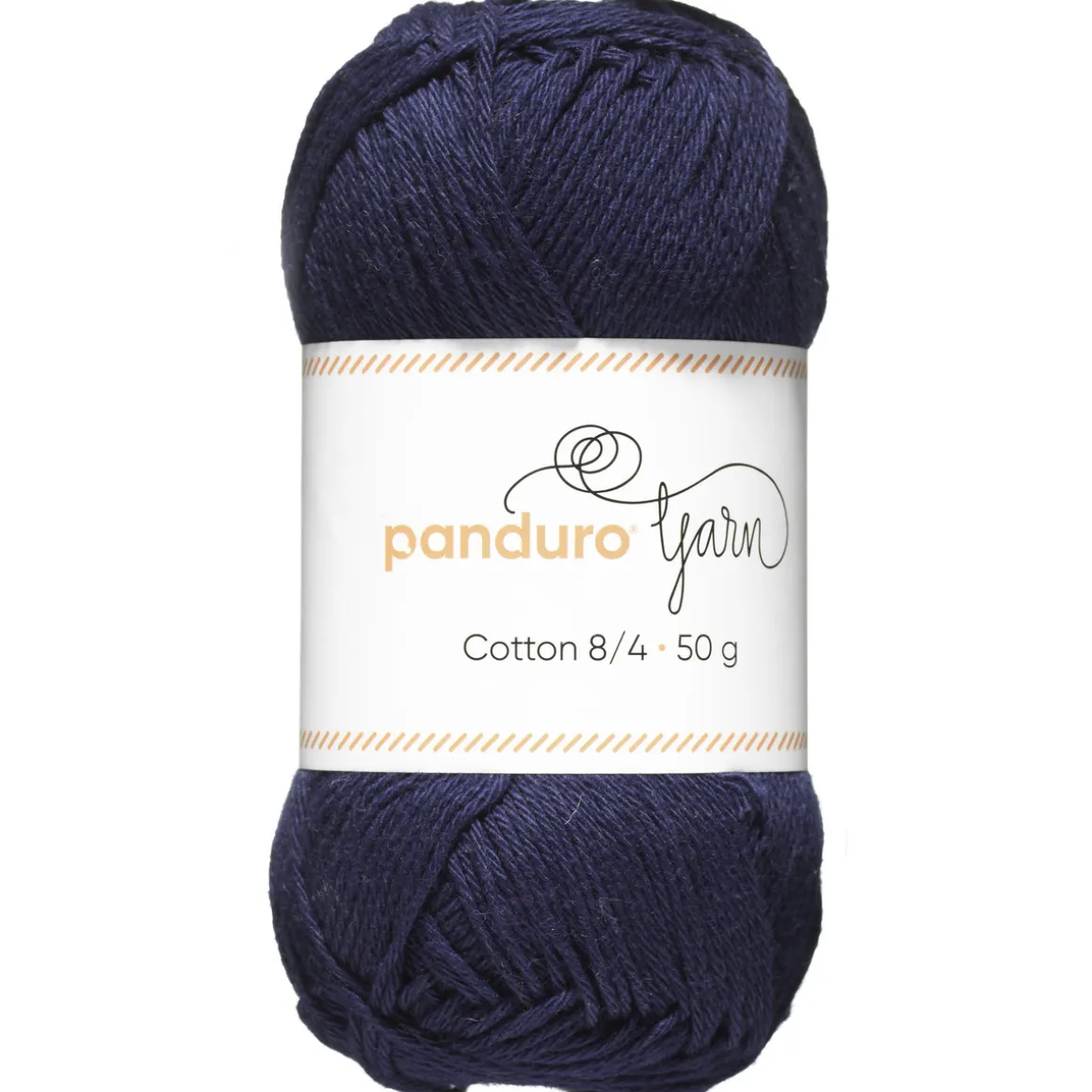 Garn Cotton 8/4 50 g mørkeblå