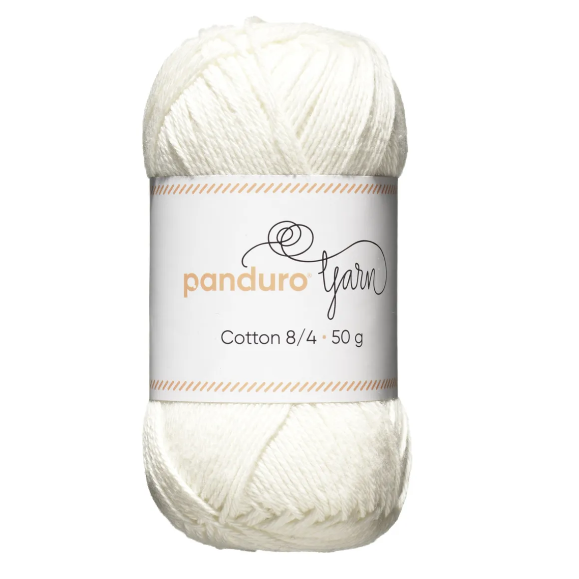 Garn Cotton 8/4 50 g natur