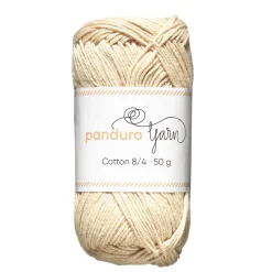 Garn Cotton 8/4 50 g pudder