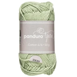 Garn Cotton 4/4 50 g støvgrøn