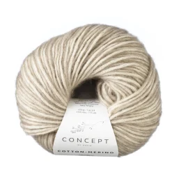 Garn Cotton Merino 50g beige 104